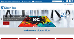Desktop Screenshot of kleen-tex.at
